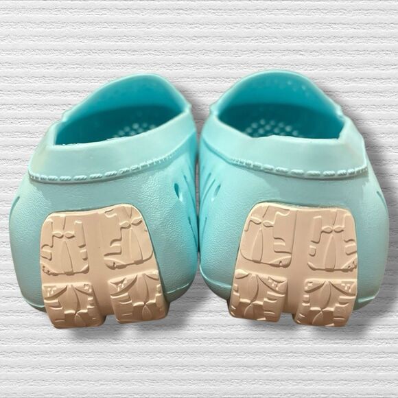 Floafers Women’s Size 8 Aqua Blue Waterproof Penny Loafers Slip-On Boat Shoes - Picture 6 of 8